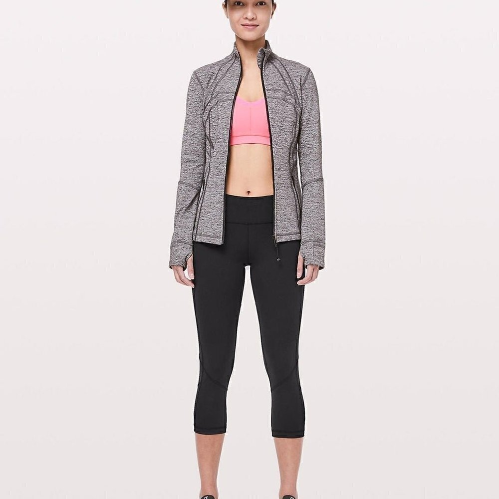 lululemon Pace Rival Solida bLack Cropped Leggings